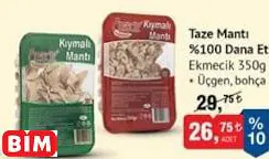 EKMECİK TAZE MANTI %100 DANA ETİ